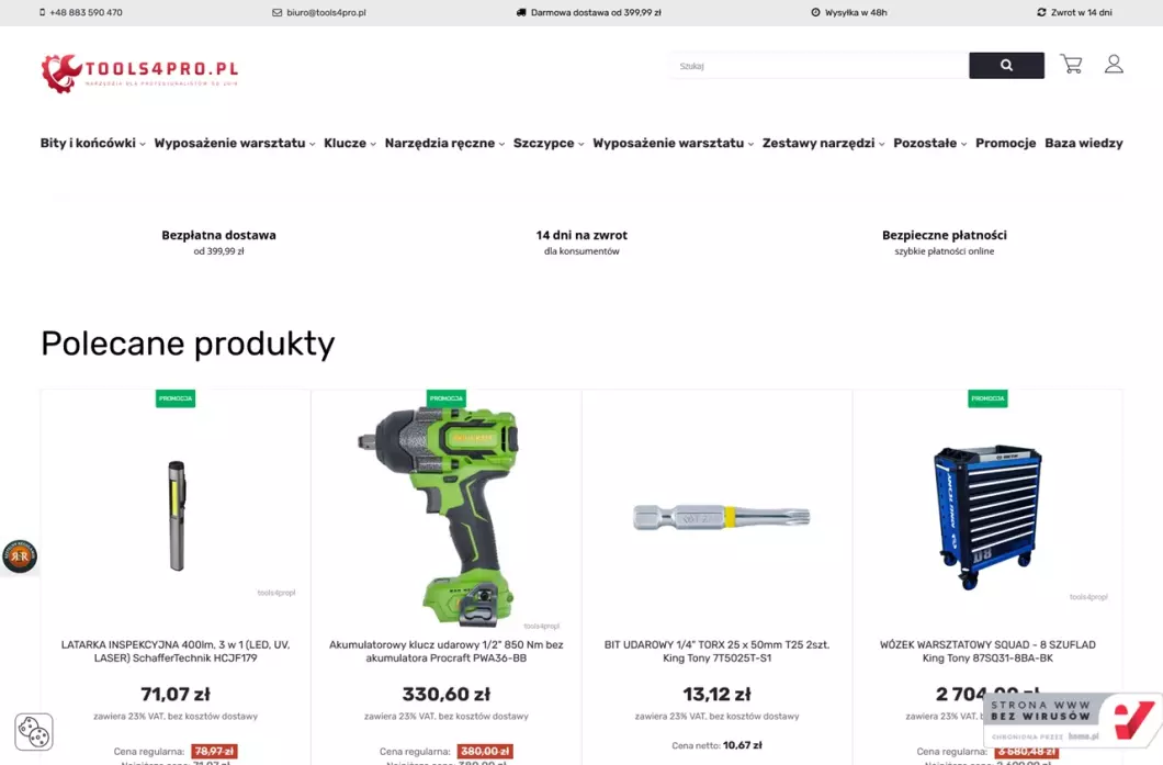 tools4pro.pl - podgląd